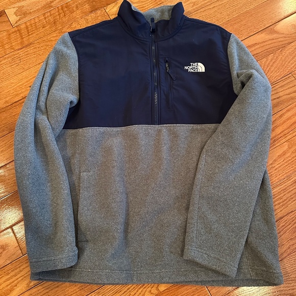 The North Face Other - Men's North Face Navy Blue & Gray Denali Jacket (Large)